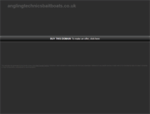 Tablet Screenshot of anglingtechnicsbaitboats.co.uk